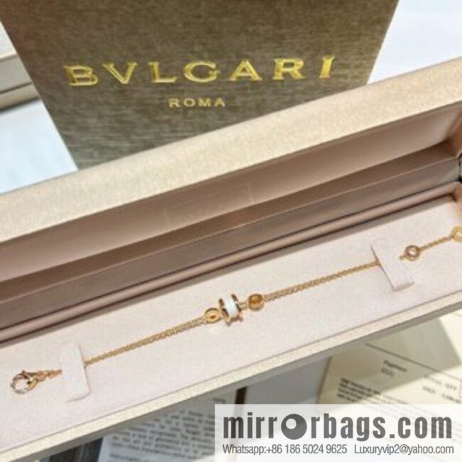 BVLGARI Bulgari mini black and white ceramic necklace bracelet