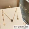 BVLGARI Bulgari mini black and white ceramic necklace