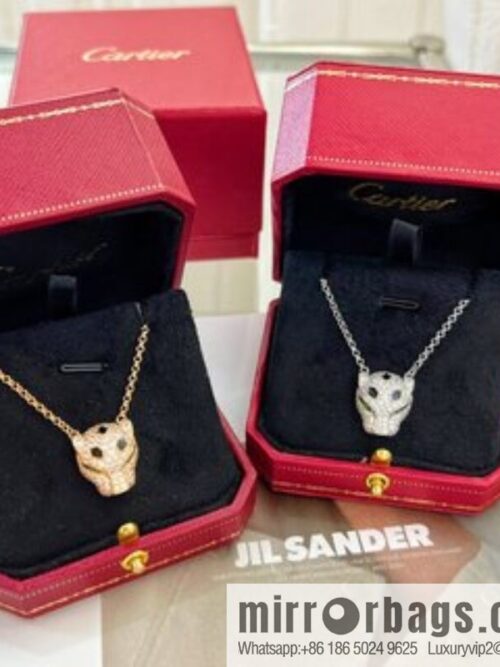 New ☑️ Cartier Cartier jungle series, full of diamond leopard head 🐆 necklace