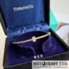Tiffany & Co. Tiffany & Co. Classic T-Series Full Diamond Double T Bracelet