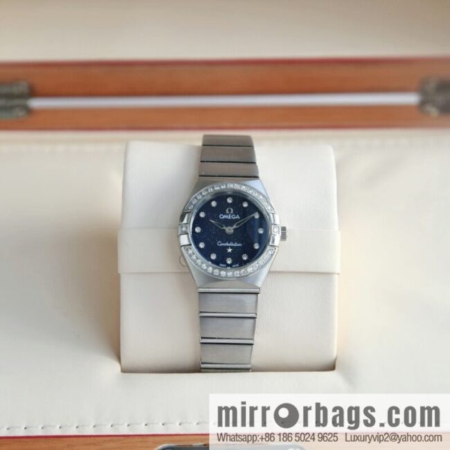 i1662744234_8629_2-800x800b5t055adux587896_20250701225314.jpg The new Omega fifth-generation constellation real diamond Omega constellation series The latest fifth-generation 27mm constellation quartz watch