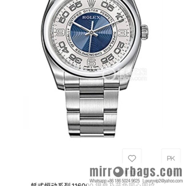2022 New Rolex Oyster Perpetual Series 116034 39mm Commuter Watch