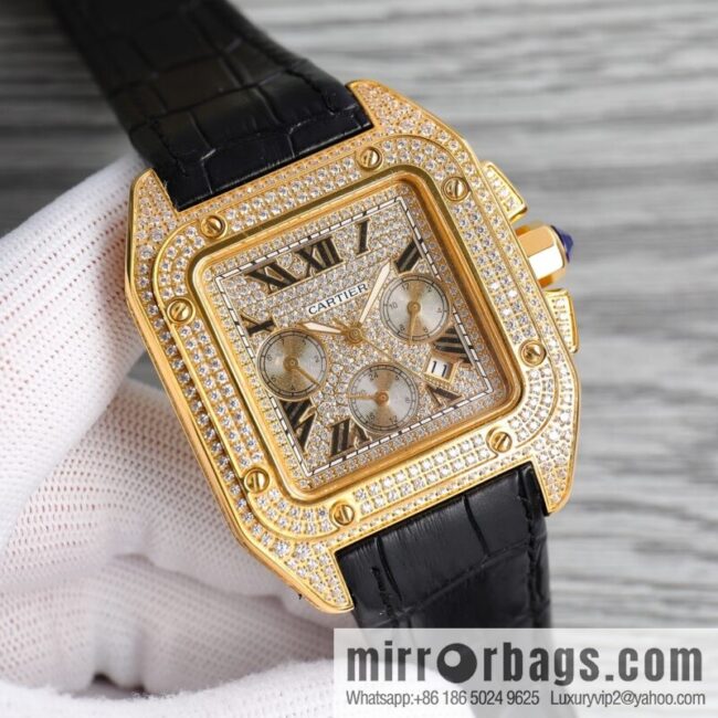 i1662999033_69_0-800x800jyfc2qe1ftx96940_20250702025406.jpg Classic new model launched, Cartier CARTIER ๐ฎ AF1 Santos watch WM509018