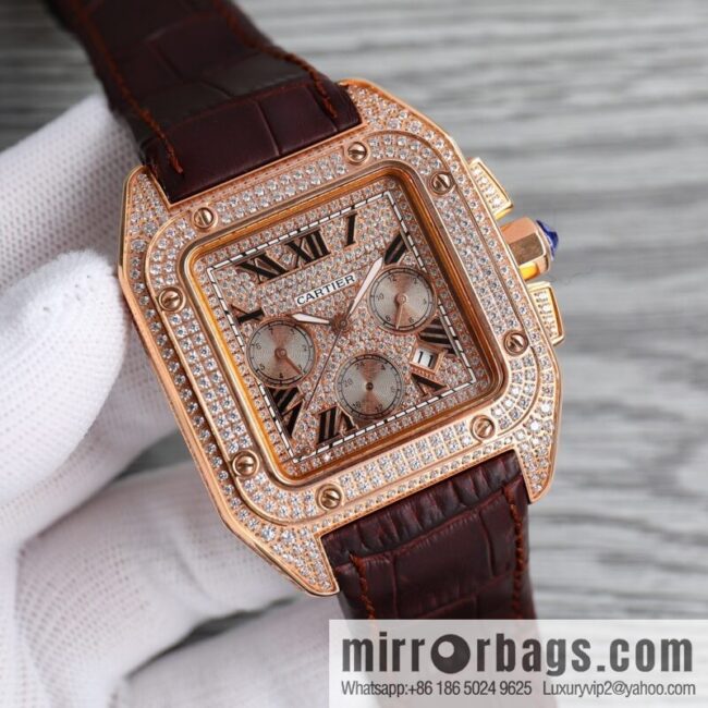 i1662999349_362_2-800x800ht0bv20323f96942_20250702025409.jpg Classic new model launched, Cartier CARTIER ๐ฎ AF1 Santos watch WM509018