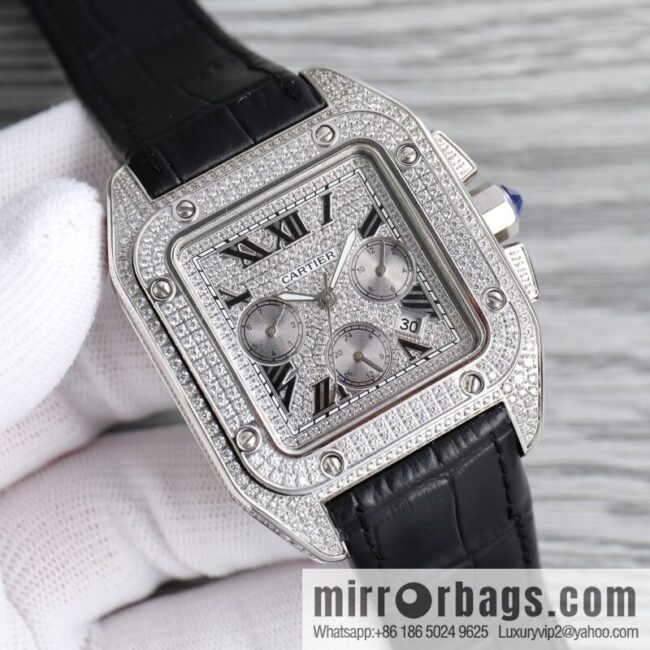 i1662999349_4425_0-800x8005cnvt4zck4t96943_20250702025410.jpg Classic new model launched, Cartier CARTIER ๐ฎ AF1 Santos watch WM509018