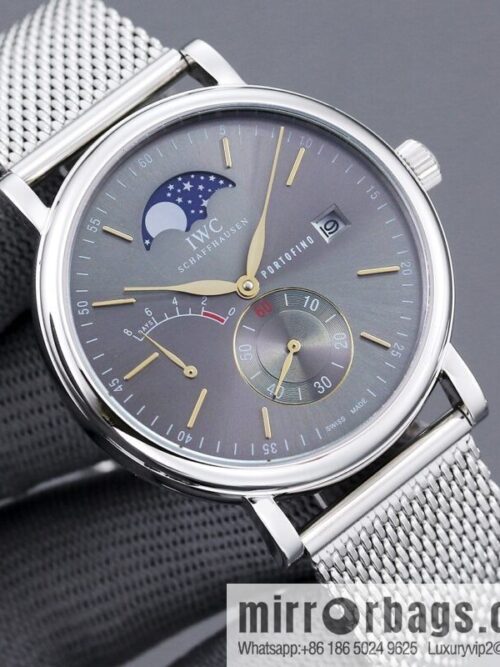 IWC kinetic energy moon phase expert\'s new Portofino series IW516409 transparent watch