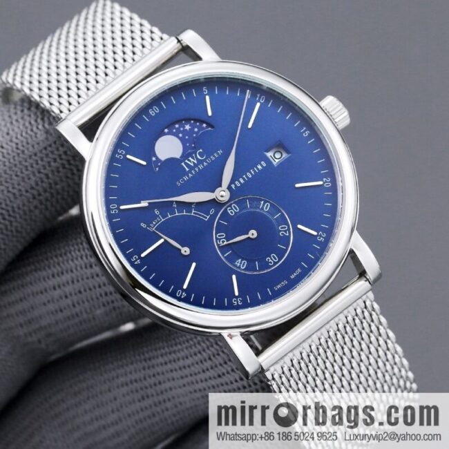 IWC kinetic energy moon phase expert\'s new Portofino series IW516409 transparent watch