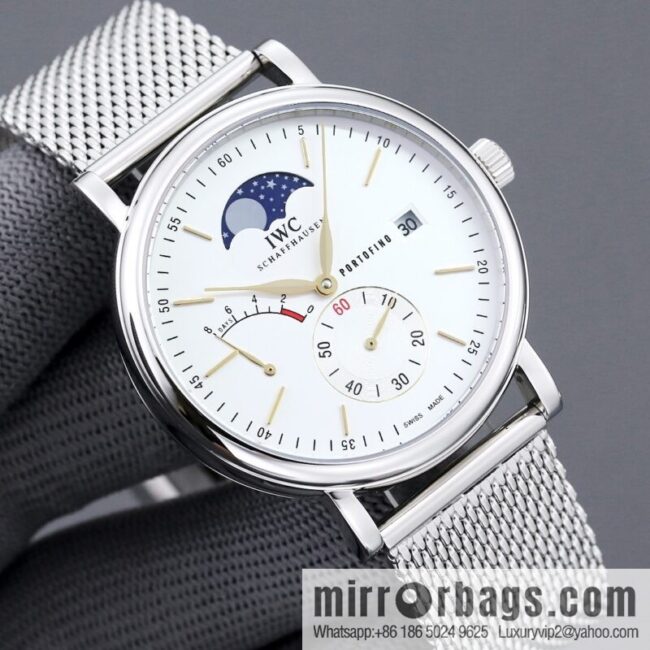 IWC kinetic energy moon phase expert\'s new Portofino series IW516409 transparent watch