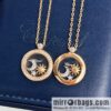Chopard HAPPY SUN MOON AND STARS sun moon star necklace