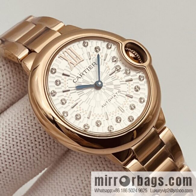 The latest exclusive Cartier Blue balloon 33mm and 36mm official website synchronization