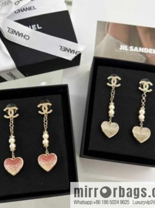 i1665058250_9696_1-800x8002f0j4opceug3813_20250715232813.jpg New ☑️ Chanel c2 double c peach heart love pearl stud earrings