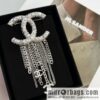 New ☑️ Chanel double c fringed brooch