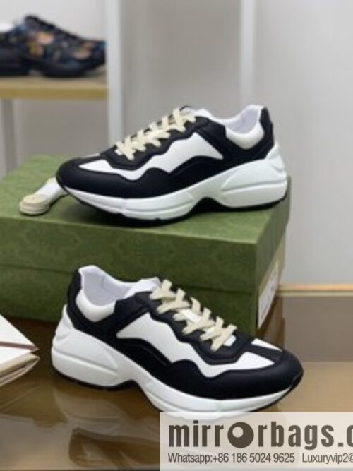 Gucci Gucci [G Replica Luxury Handbag High Version] Unisex Vintage sneakers