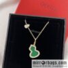 Qeelin, full diamond gourd necklace