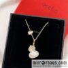 Qeelin, full diamond gourd necklace