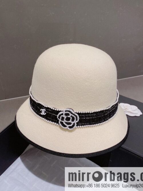 Chanel 2022 autumn and winter new wool top hat