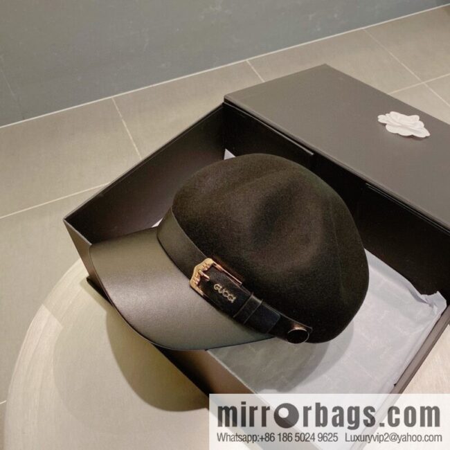 GUCCI Gucci 2022 autumn and winter new woolen star cap