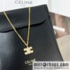New Celine full diamond Arc de Triomphe earrings necklace