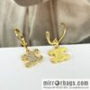 New Celine full diamond Arc de Triomphe earrings necklace