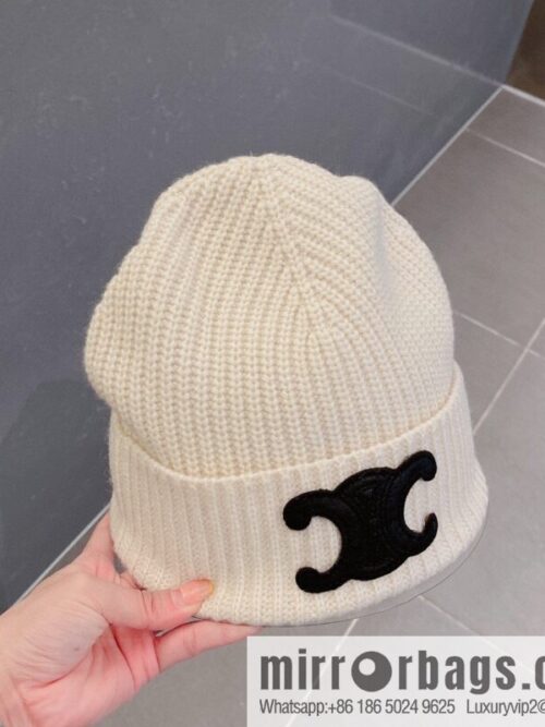 Celine 2022 autumn and winter new knitted wool hat