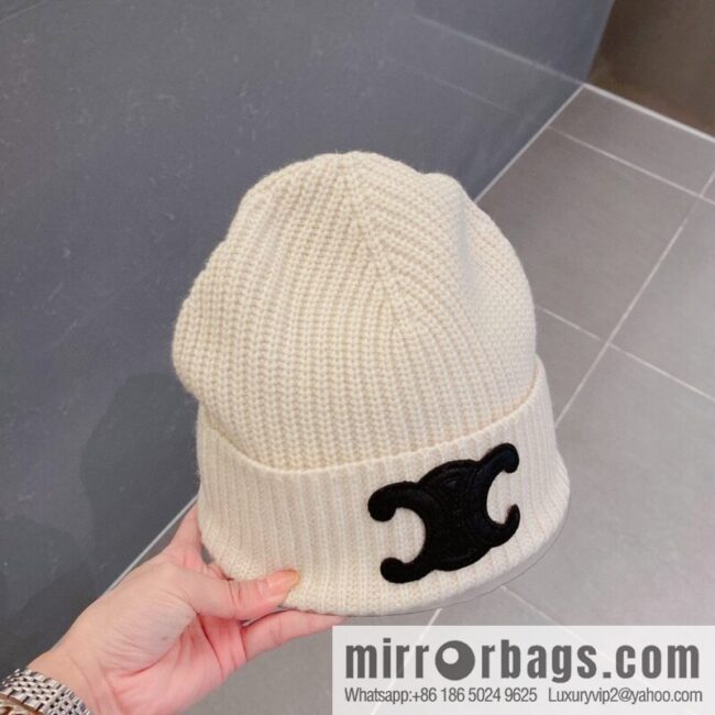 Celine 2022 autumn and winter new knitted wool hat