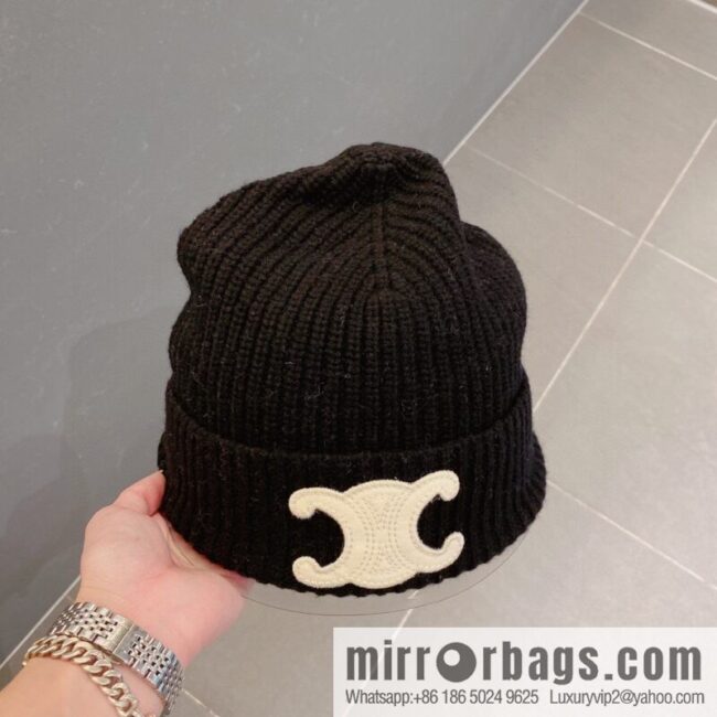 Celine 2022 autumn and winter new knitted wool hat