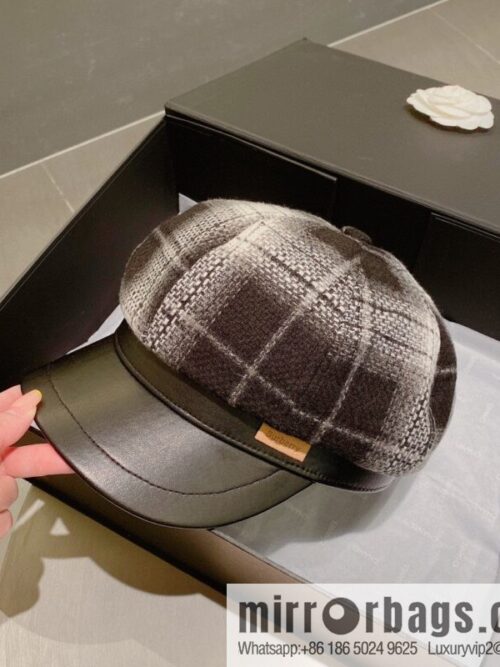 Burberry 2022 autumn and winter new octagonal cap