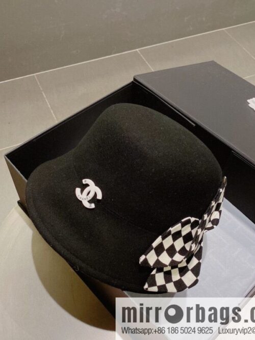Chanel 2022 autumn and winter new wool basin hat