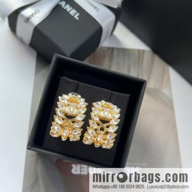 New ☑️ Chanel c1 double c wheat stud earrings