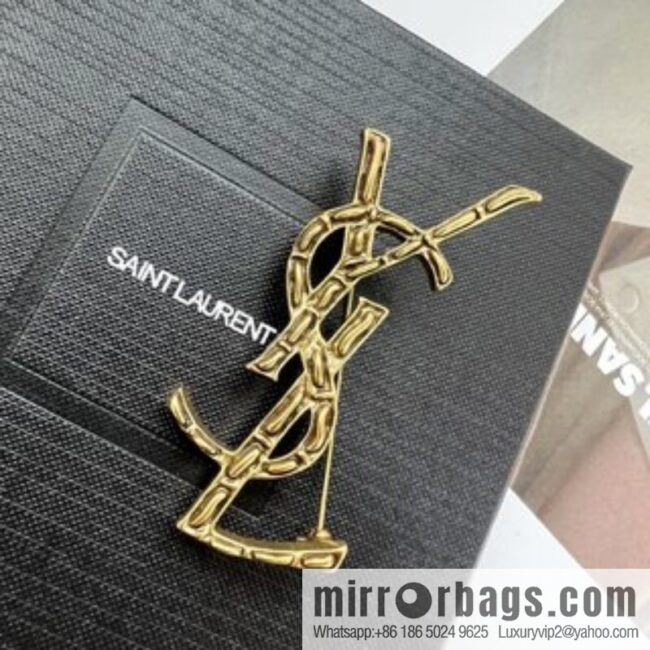 Saint Laurent YSL brooch