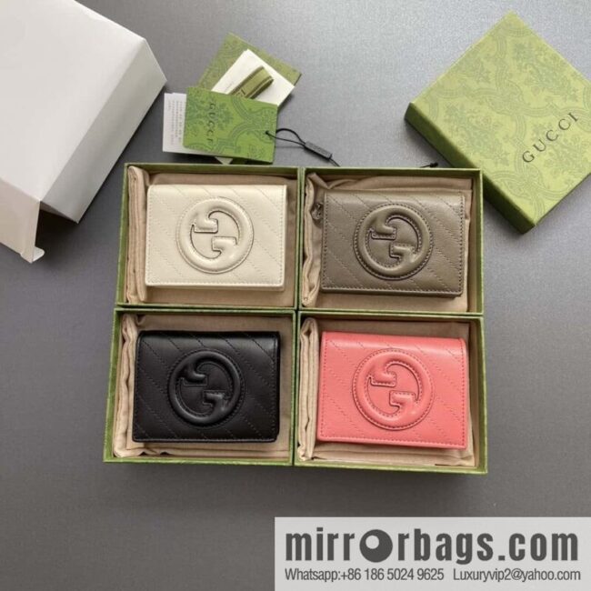 GUCCI G Blondie series card holder 760317