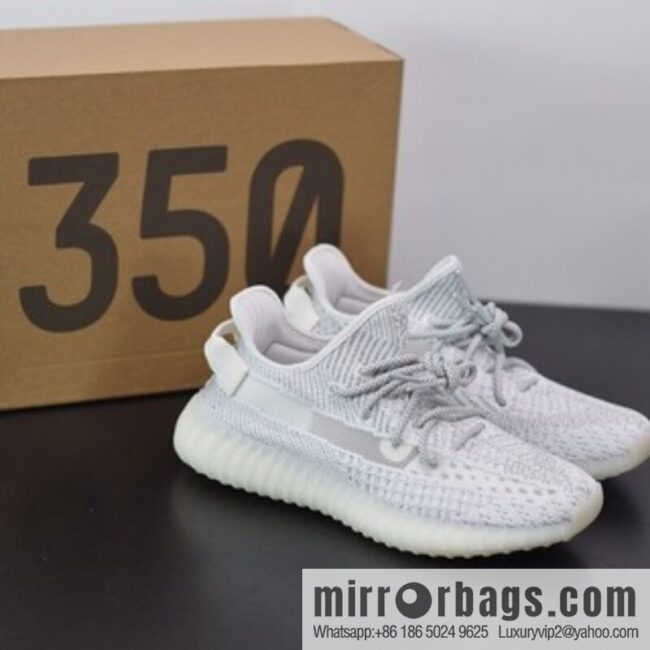 Yeezy Boost 350V2 white gypsy STATIC coconut sports running shoes, official item number: EF2367