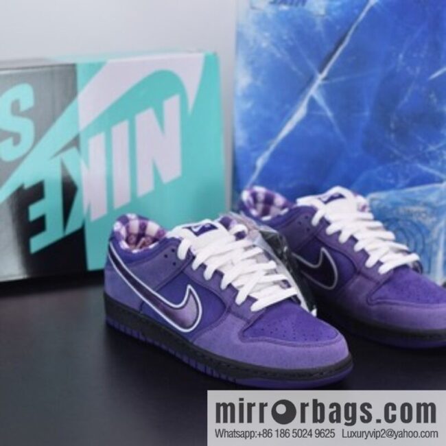 Top pure original SB dunk purple lobster Unisex sneakers of the same style