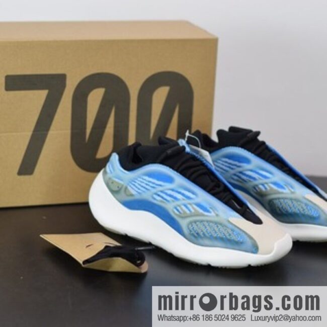 Top Pure Original Yeezy 700v3 \"Azareth\" Aurora Vintage Daddy Shoes G54850