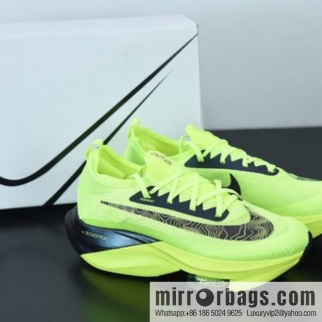 NK Air Zoom Alphafly NEXT% air unit marathon, black and green Unisex sneakers of the same style, item number: DC5238-702