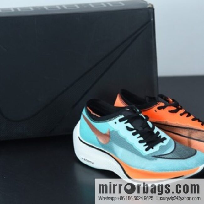 Nk Zoom X Vaporfly Next% Marathon, translucent, mesh, blue and orange mandarin duck sneakers SKU: CD4553-300