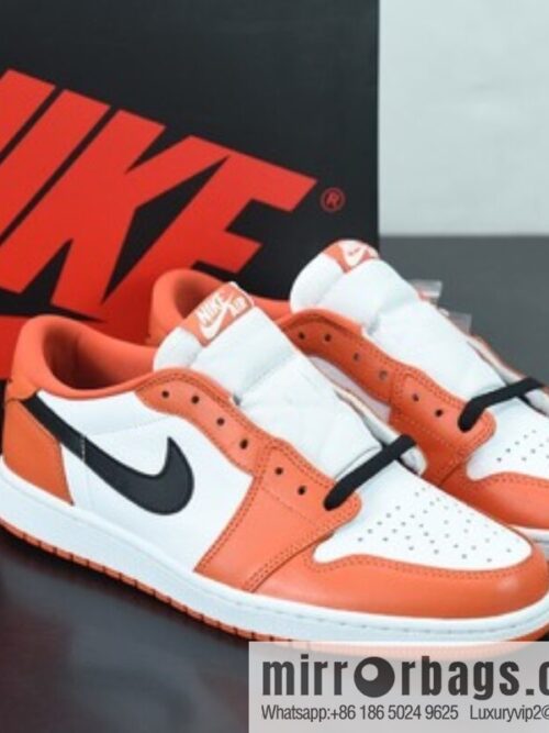 o_1ffp678c3va2ge6k958u91ev71a-800x800syweepdpeby77726_20250719072748.jpg L00H5 pure original version Air Jordan 1 Low AJ1 Jordan 1st generation low-top basketball shoes, white orange buckle broken, item number: CZ0790 801