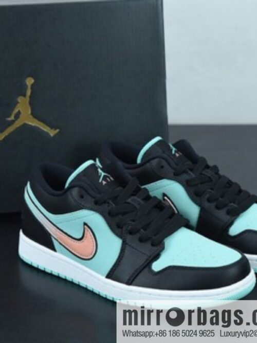 o_1fg8mi87m1bl51ndue2cgb310gqt-800x800rtgm0agacrx74766_20250719065603.jpg Air Jordan 1 Low black Tiffany & Co. AJ1 Joe 1 low-top casual board shoes, item number: CK3022-301