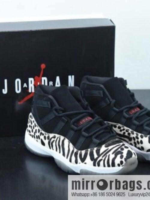 H03G5 Air Jordan 11 Retro Pure Original Version \"Animal Instinct\" AJ11 High Help, Zebra Pattern Official Item Number: AR0715-010