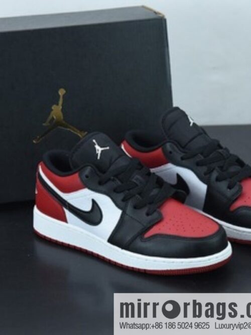 o_1fj7vau03115altlb7t2831iiit-800x800dvomlia33su74821_20250719065631.jpg Air Jordan1 Low 2021 Black Toe 2021AJ1LOW New Black and Red Unisex The same casual low-top sneakers 553558 612