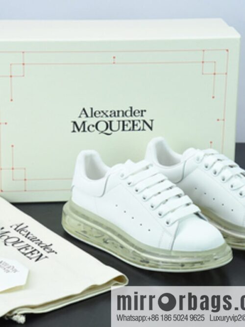 Alexander McQueen Alexander McQueen Air Cushion Sneaker low-top fashion platform casual air unit sports white shoes