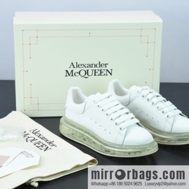 Alexander McQueen Alexander McQueen Air Cushion Sneaker low-top fashion platform casual air unit sports white shoes
