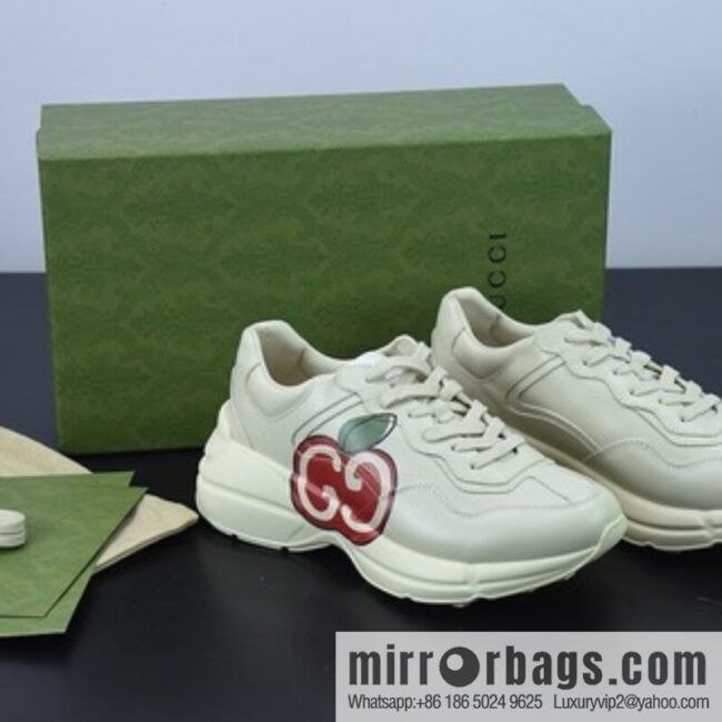 G05H6 Gucci Rhyton Vintage Trainer Sneaker Gucci Daddy Shoes