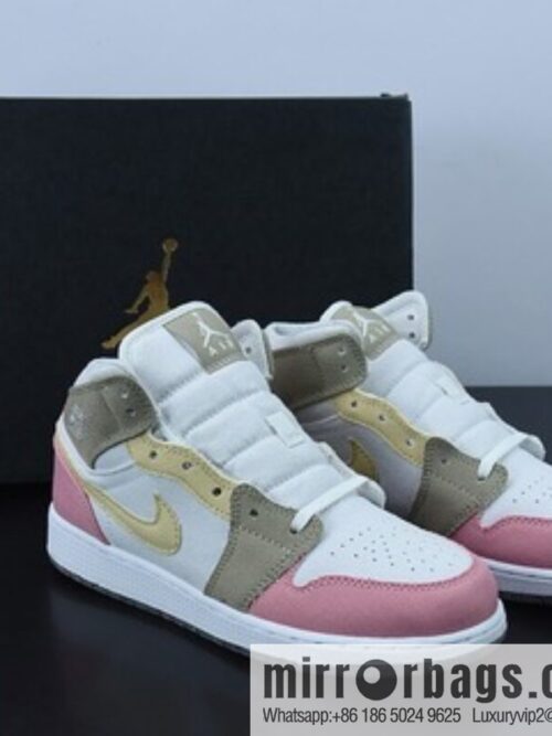 o_1g3dlpqbq11h41rq95ca1k1t1r4081-800x800ryyyfsy5p4x77209_20250719072257.jpg Air Jordan AJ1 Mid Help, Pink White Brown, Item Number: DJ0338-100