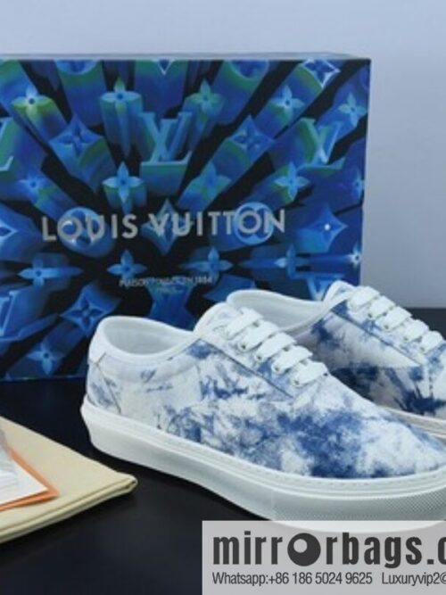 LV/Louis Vuitton G00H7 Donkey Replica Luxury Handbag Series LV Denim Canvas Shoes, Denim Shoes