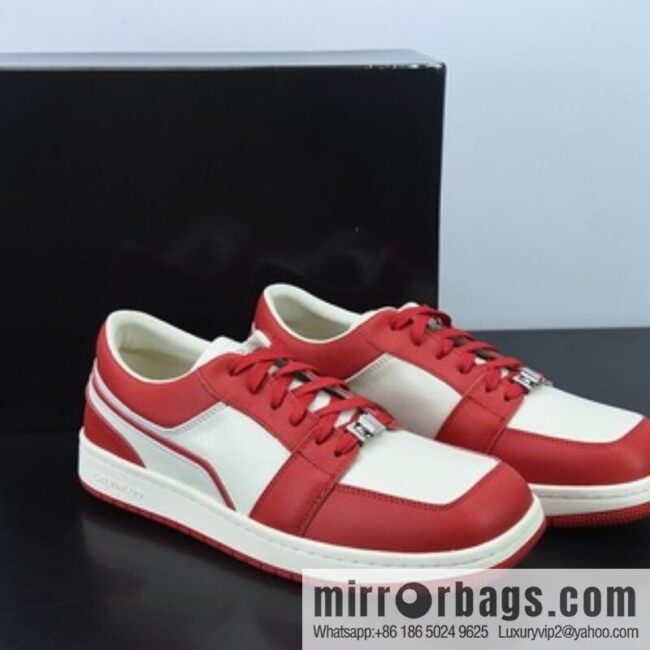 CALVINLUO granular first layer leather upper material #back help inner package soft calfskin low top sneakers