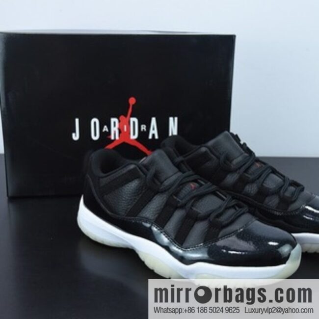 Air Jordan AJ11 Low \"72-10\" Big Demon King Low Help, Item Number: AV2187-001