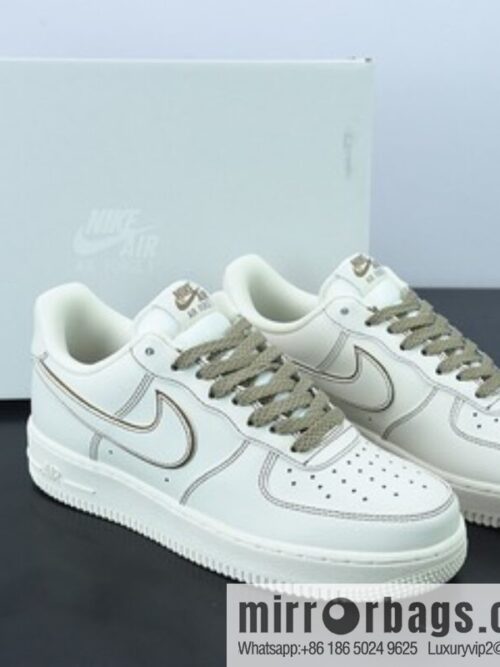 Nike Air Force 1 Low Rice Brown Line 3M Gypsy Air Force One Low Top Sneakers Item Number: 315122-808