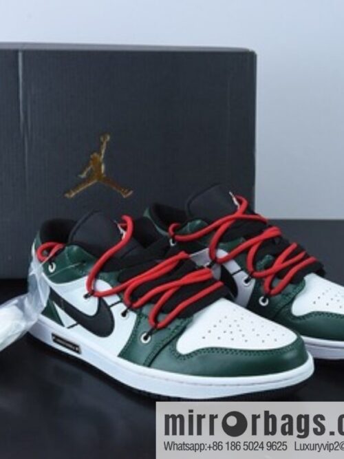 o_1g8nhi94d1ng4adq14h7ntvt7it-800x800c0vv4xa1bhl74700_20250719065529.jpg Air Jordan 1 Low drawstring, white and green AJ1 Joe 1 low-top casual board shoes, item number: 553558 062 size 35.5-47