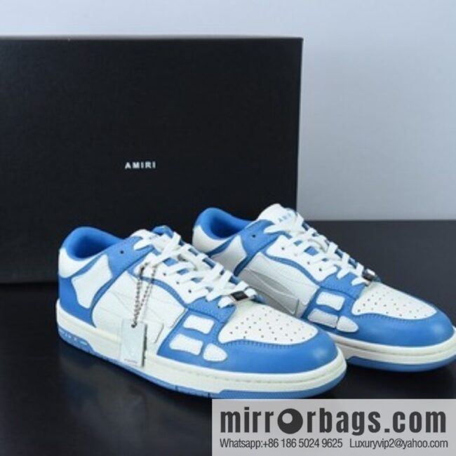 Pure original purchasing version G03H4 AMIRI 21SS SKEL-TOP bone low top